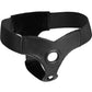 Strap U Crave Double Penetration Faux Leather Strap-On - Black