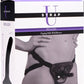 Strap U Pegged Pegging Silicone 5in Dildo with Harness - Black