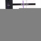 Strap U Power Pegger Silicone Vibrating Double Pleasure 6.5in Dildo with Harness - Black