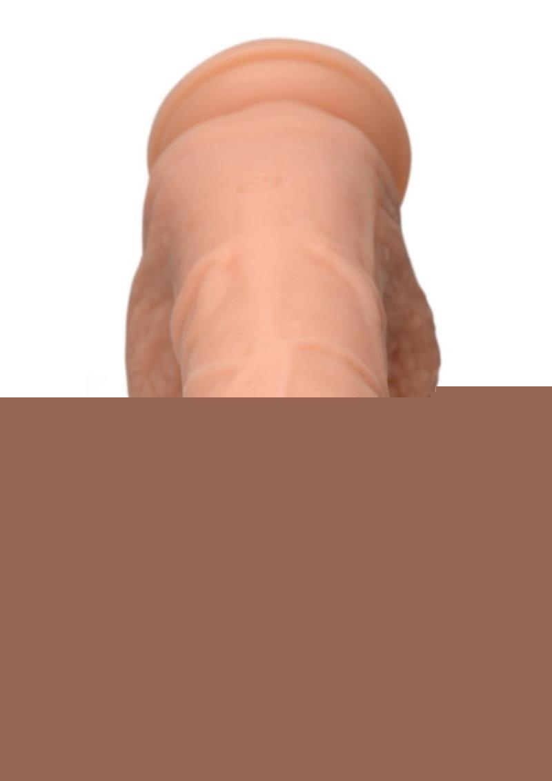 Strap U Real Thrust Thrusting and Vibrating Rechargeable Silicone Dildo