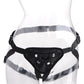 Strap U Sutra Fleece Lined Strap-On with Bullet Pocket - Black