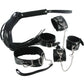 Strict 7 Piece Bondage Adventure - Black - Set