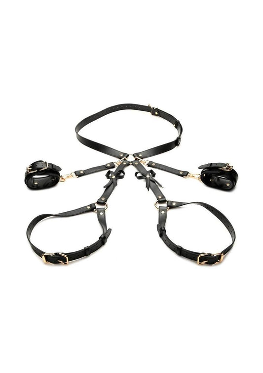 Strict Bondage Harness with Bows - Its Cassidy Bybee
