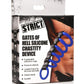 Strict Gates Of Hell Silicone Chastity Device - Black/Blue
