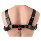 Strict Leather English Bull Dog Harness - Black