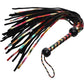 Strict Leather Rainbow Lambskin Flogger - Multicolor