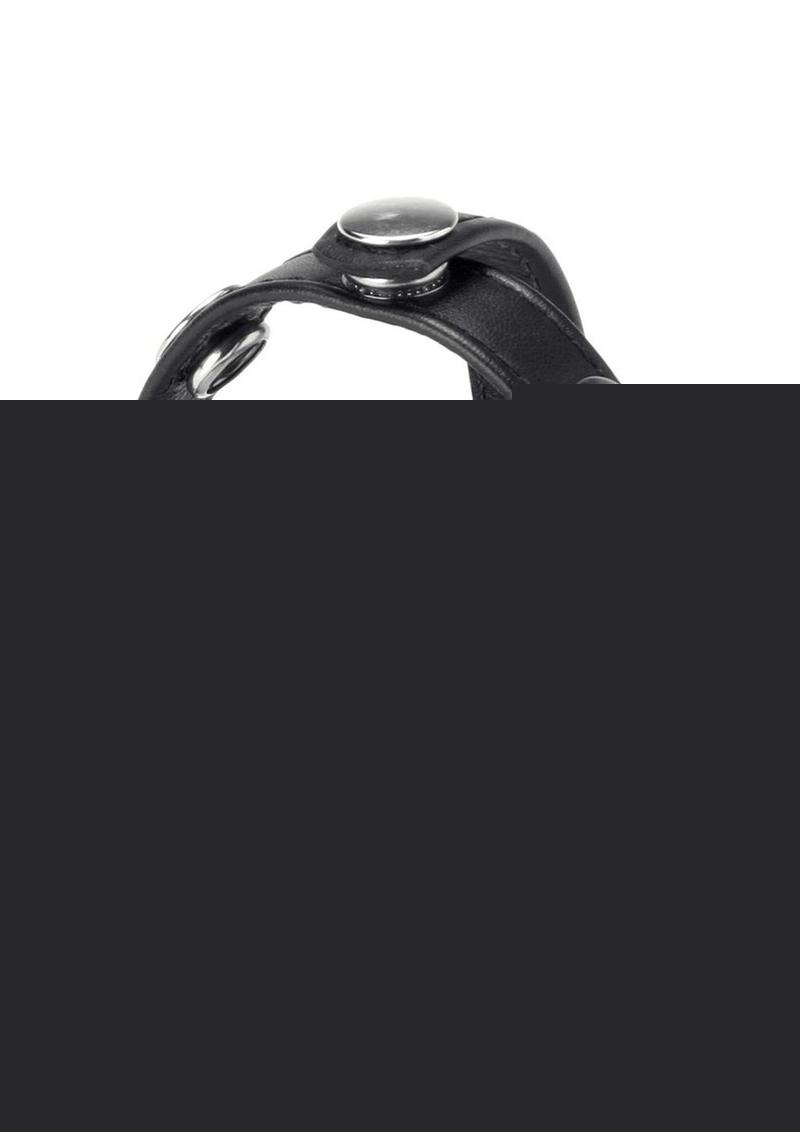 Strict Leather Snap-On Cock and Ball Harness