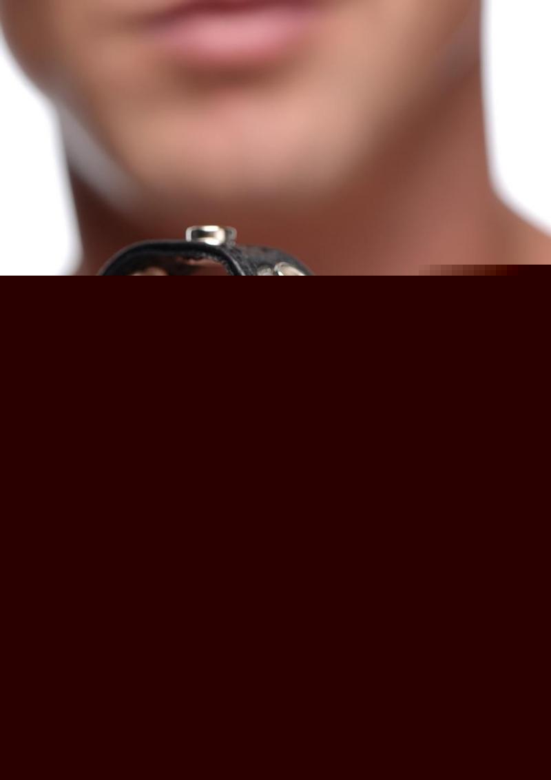 Strict Leather Speed Snap Cock Ring - Black