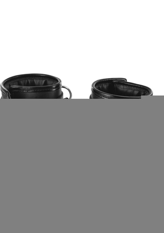 Strict Locking Padded Wrist Cuffs - Black