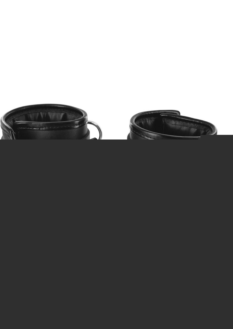 Strict Locking Padded Wrist Cuffs - Black