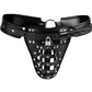 Strict Safety Net Male Chastity Belt - Black/Metal