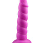 Suga' Daddy Silicone Dildo - Purple - 7in