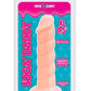 Suga' Daddy Silicone Dildo - Flesh/Vanilla - 9.5in