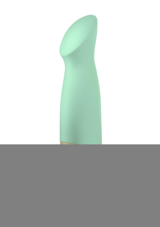 Sundaze Silicone Dual Stimulating Vibrator - Pistachio - Green