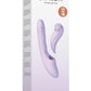 Svakom Duoglow Rechargeable Silicone Dual Vibrator - Gold/Lavender