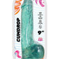 Sweet Sex Cum Drop Silicone Dildo - Aqua/Blue - 9in