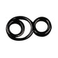 The 9's - Triple Play Cock Ring - Black