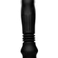 Thunder Plugs Silicone Swelling and Thrusting Plug with Remote Control - Black