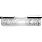 Tom Of Finland Head to Head Vibrating Sleeve - Clear/Gray