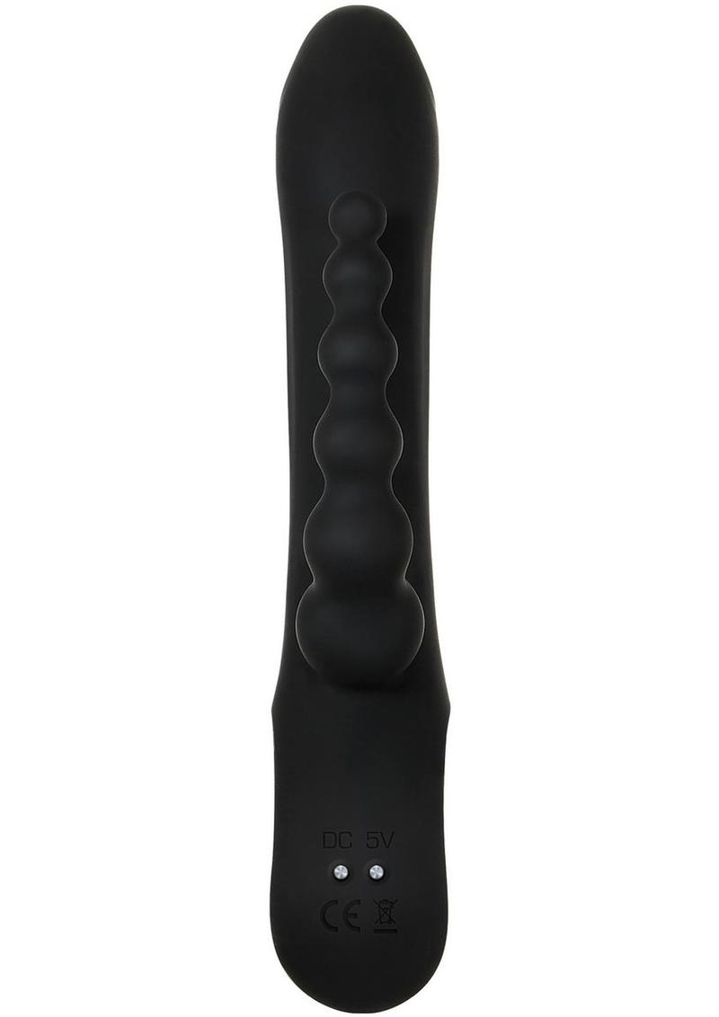 Triple Play Rechargeable Silicone Rabbit Vibrator