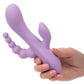 Triple Treat Rumbler Rechargeable Silicone Vibrator - Its Cassidy Bybee