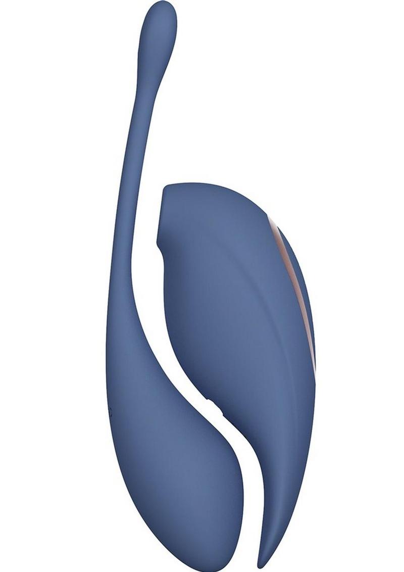 Twitch 2 Silicone Suction and Vibrator with Remote Control Egg