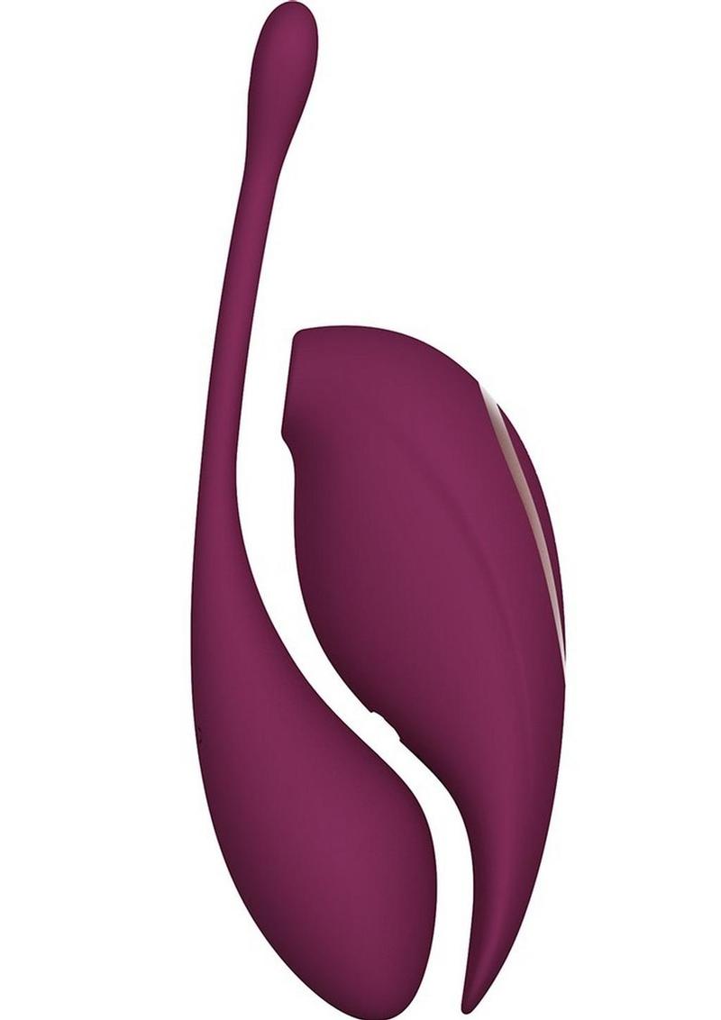 Twitch 2 Silicone Suction and Vibrator with Remote Control Egg