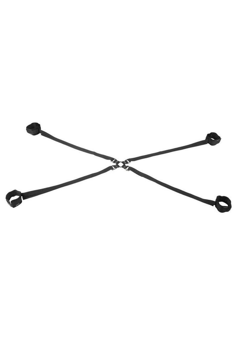 Velvet Noir Adjustable Hog Tie and Cuff