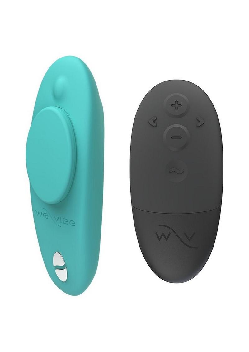 We - Vibe Moxie+ Wearable Rechargeable Silicone Panty Vibe Clitoral Stimulator with Remote - Its Cassidy Bybee