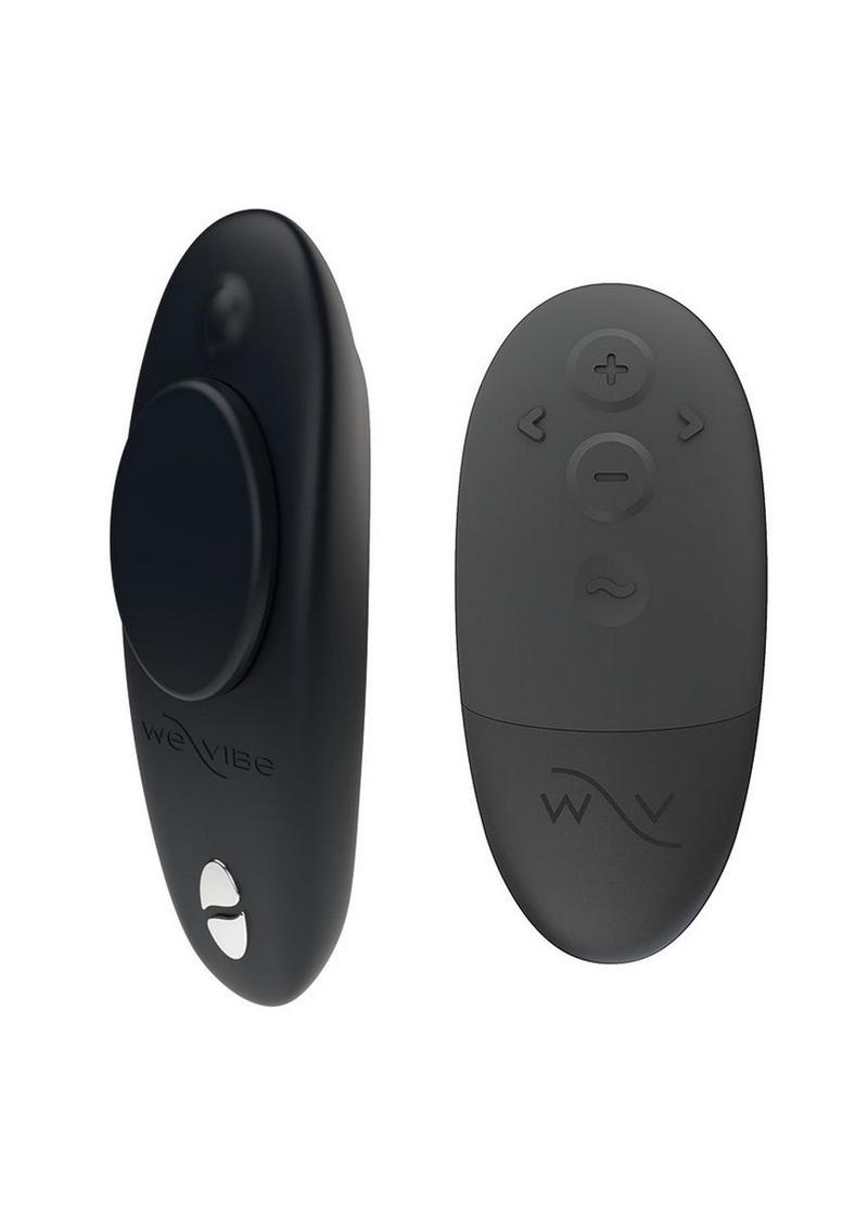 We - Vibe Moxie+ Wearable Rechargeable Silicone Panty Vibe Clitoral Stimulator with Remote - Its Cassidy Bybee