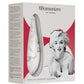 Womanizer Marilyn Monroe Special Edition Rechargeable Clitoral Stimulator - White/White Marble