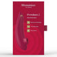 Womanizer Premium 2 Rechargeable Silicone Clitoral Stimulator - Bordeaux/Red