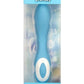 Wonderlust Serenity Rechargeable Silicone Vibrator - Blue