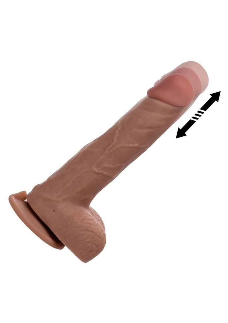 Working Stiff Thrusting Rechargeable Dildo