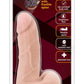 X5 Plus Cock Dildo with Balls - Vanilla - 5.5in