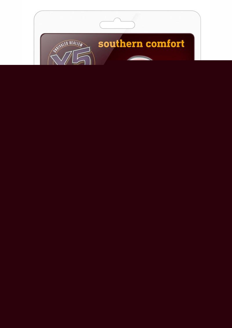 X5 Southern Comfort Dildo with Balls - Vanilla - 8.5in