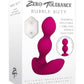 Zero Tolerance Bubble Butt Silicone Inflatable Rechargeable Anal Plug with Remote Control - Red