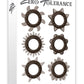 Zero Tolerance Cockstars Cock Ring Kit - Smoke - 6 Piece Kit