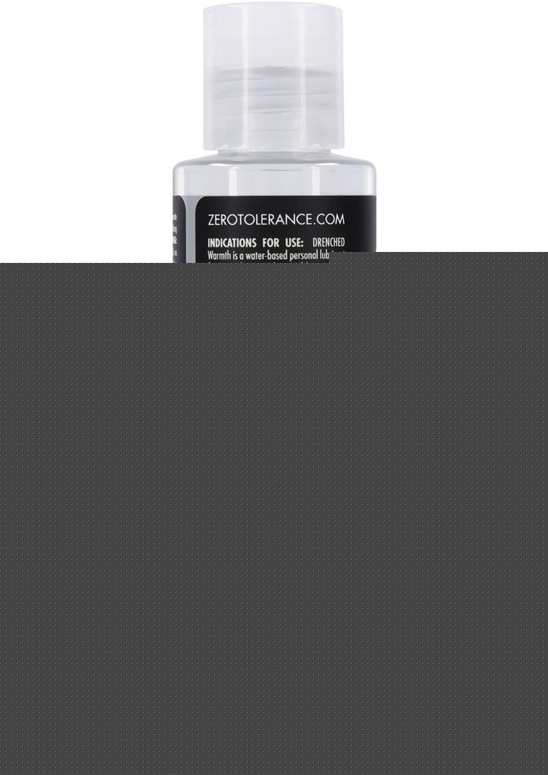Zero Tolerance Drenched Warmth Water Based Lubricant - 4oz