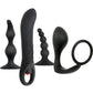 Zero Tolerance Intro to Prostate Silicone with Movie and Lube - Black - 4 Piece Kit