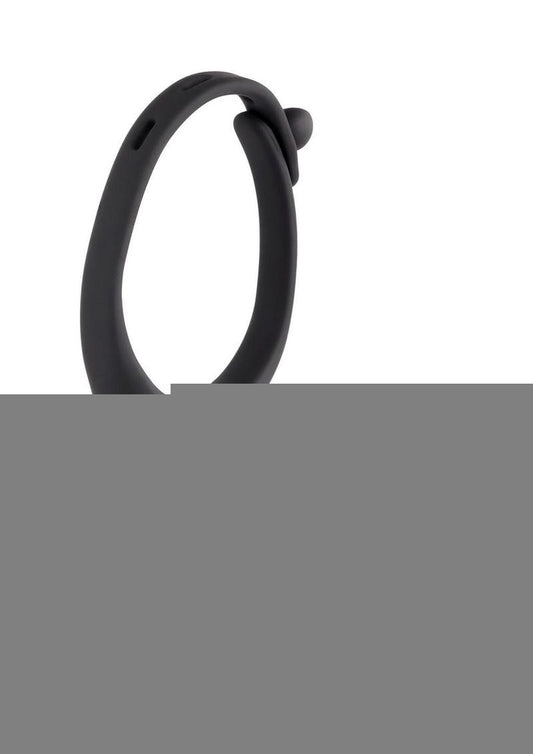 Zero Tolerance Mr. Tickler Rechargeable Silicone Cock Ring with Remote Control - Black