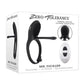 Zero Tolerance Mr. Tickler Rechargeable Silicone Cock Ring with Remote Control - Black
