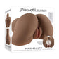 Zero Tolerance Rear Beauty Rechargeable Dual Vibrating Realistic Ass and Vagina - Chocolate