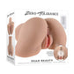 Zero Tolerance Rear Beauty Rechargeable Dual Vibrating Realistic Ass and Vagina - Vanilla