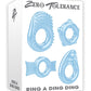 Zero Tolerance Ring A Ding Ding Cock Ring Kit - Blue - 4 Piece Kit