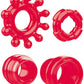 Zero Tolerance Ring The Alarm Cock Ring Kit - Red - 4 Piece Kit