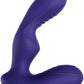 Zero Tolerance The Rocker Rechargeable Silicone Vibrating Prostate Massager with Remote Control - Navy Blue/Purple