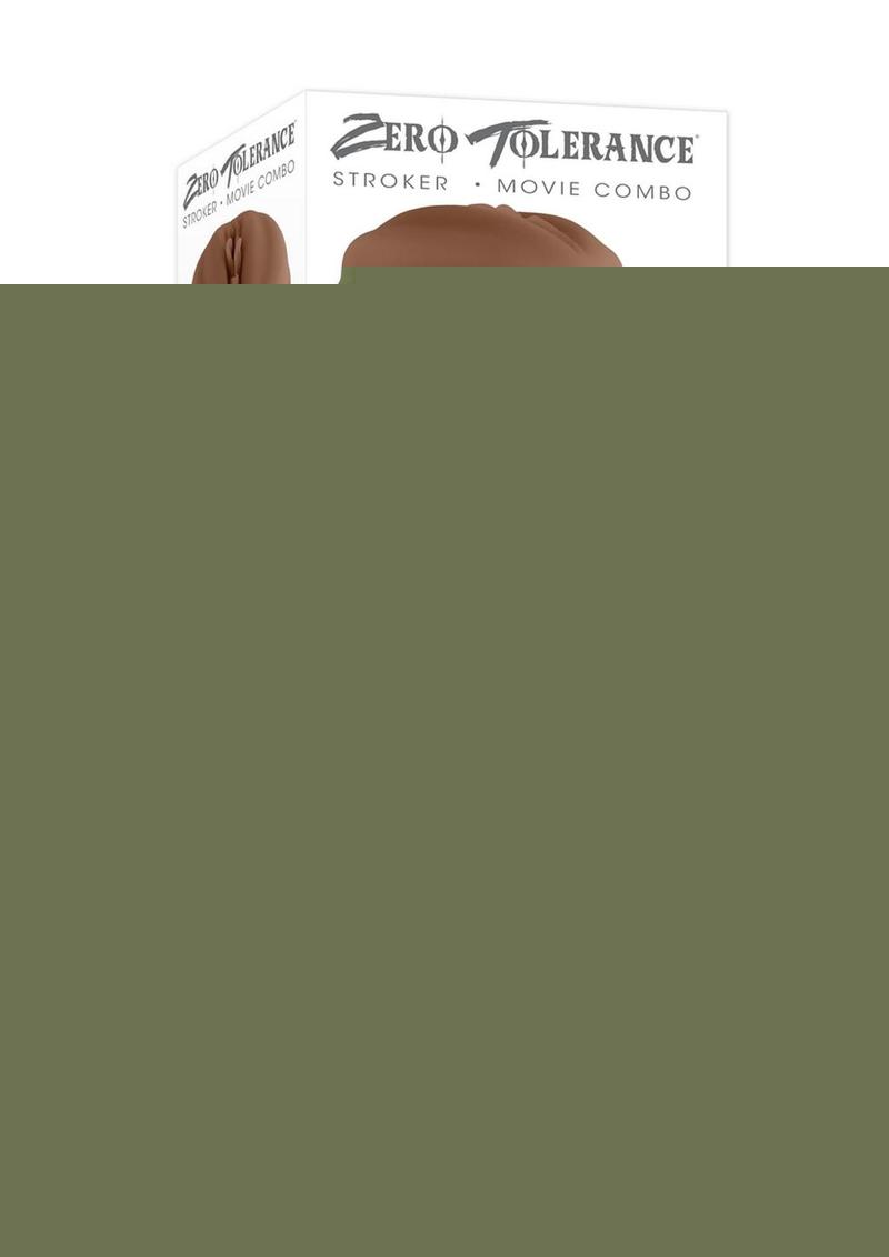 Zero Tolerance Tight Lipped Rechargeable Pussy Masturbator - Chocolate