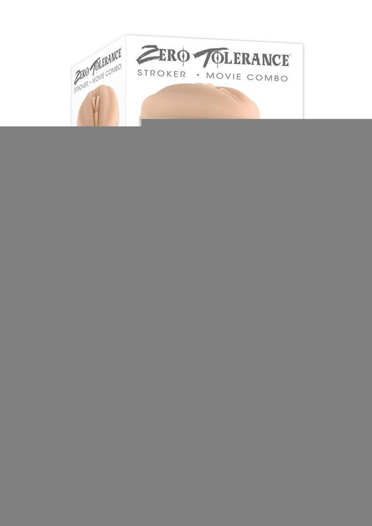 Zero Tolerance Tight Lipped Rechargeable Pussy Masturbator - Vanilla