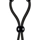 Zero Tolerance Ultimate Silicone Lasso with Adjustable Pleasure Beads - Black